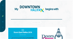 Desktop Screenshot of downtownhalifax.ca